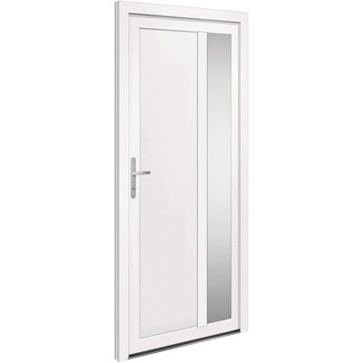 vidaXL Haustür Weiß 98x208 cm PVC - Haustür vidaXL Haustür Weiß 98x208 cm PVC - Haustür