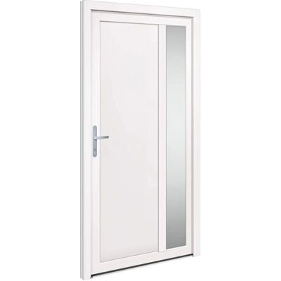 vidaXL Haustür Weiß 108x208 cm PVC - Haustür vidaXL Haustür Weiß 108x208 cm PVC - Haustür