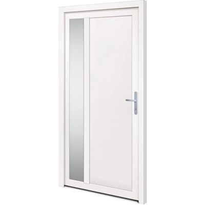 vidaXL Haustür Weiß 108x208 cm PVC - Haustür vidaXL Haustür Weiß 108x208 cm PVC - Haustür
