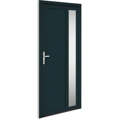 vidaXL Haustür Anthrazit 98x208 cm PVC - Haustür vidaXL Haustür Anthrazit 98x208 cm PVC - Haustür