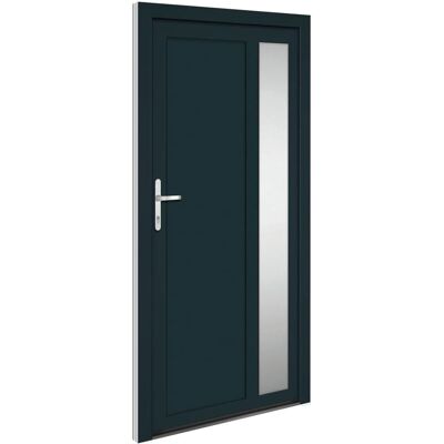 vidaXL Haustür Anthrazit 108x208 cm PVC - Haustür vidaXL Haustür Anthrazit 108x208 cm PVC - Haustür