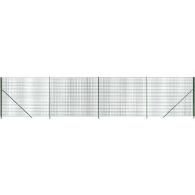 vidaXL Verkkoaita flänsillä Vihreä 1,8x10 m -aita vidaXL Verkkoaita flänsillä Vihreä 1,8x10 m -aita