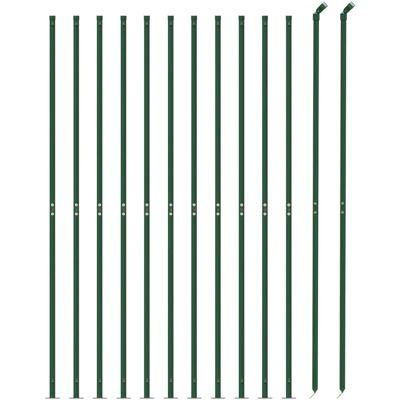 vidaXL 1,6x25m Grüne Drahtzaun mit Flansch - Drahtzaun vidaXL 1,6x25m Grüne Drahtzaun mit Flansch - Drahtzaun