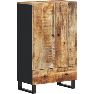 vidaXL Hellbraunes Mangoholz Industrie Sideboard - Wohnzimmermöbel vidaXL Hellbraunes Mangoholz Industrie Sideboard - Wohnzimmermöbel
