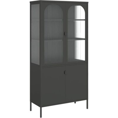 vidaXL 353000 Schwarzer Stahl Sideboard - Wohnzimmer Aufbewahrung vidaXL 353000 Schwarzer Stahl Sideboard - Wohnzimmer Aufbewahrung