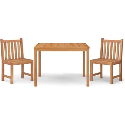 VidaXL Gartenset - Teak Esstisch & 4 Stühle VidaXL Gartenset - Teak Esstisch & 4 Stühle
