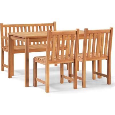 vidaXL Gartenset aus Teakholz - Outdoor Möbel vidaXL Gartenset aus Teakholz - Outdoor Möbel