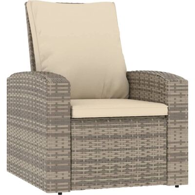 VidaXL Außenstuhl - Verstellbarer Garten-Recliner - Beige VidaXL Außenstuhl - Verstellbarer Garten-Recliner - Beige
