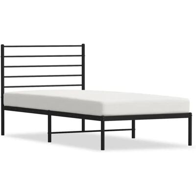 vidaXL Bettgestell 100x200cm mit Kopfteil - Bettart vidaXL Bettgestell 100x200cm mit Kopfteil - Bettart