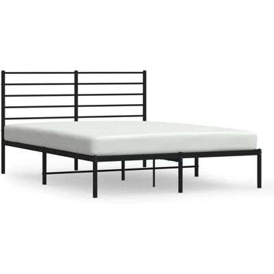 vidaXL 352323 Bed Frame - Metal Bed with Headboard - Bed Type vidaXL 352323 Bed Frame - Metal Bed with Headboard - Bed Type