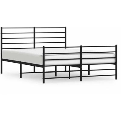 vidaXL Metallbettgestell mit Kopf- & Fußteil - Bett Typ vidaXL Metallbettgestell mit Kopf- & Fußteil - Bett Typ
