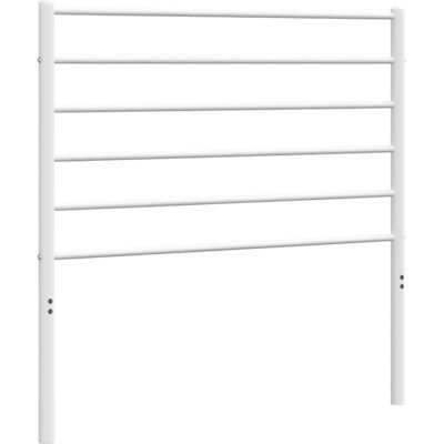 vidaXL Metallipääty valkoinen 100 cm - Pääty vidaXL Metallipääty valkoinen 100 cm - Pääty