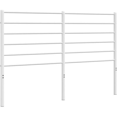 vidaXL 135 cm Weiß Metallkopfteil - Kopfteil vidaXL 135 cm Weiß Metallkopfteil - Kopfteil