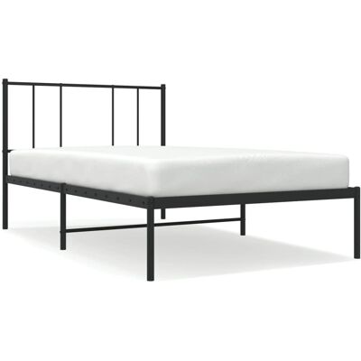 vidaXL metallilevy sängynrunko ja pääty - 75x190 cm vidaXL metallilevy sängynrunko ja pääty - 75x190 cm