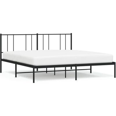 vidaXL Bettgestell 200x200cm mit Kopfteil - Bettart vidaXL Bettgestell 200x200cm mit Kopfteil - Bettart