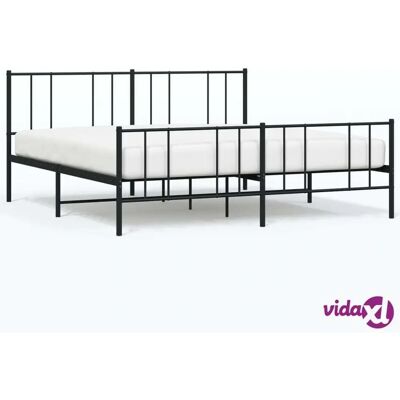 vidaXL Metallinen sänkykehys - Musta, 200x200cm - Sängentyyppi vidaXL Metallinen sänkykehys - Musta, 200x200cm - Sängentyyppi