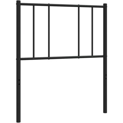 vidaXL Zwarte 80 cm Metalen hoofdbord - Hoofdbord vidaXL Zwarte 80 cm Metalen hoofdbord - Hoofdbord