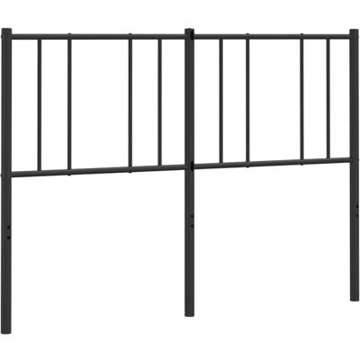 vidaXL Metall-Kopfteil Schwarz 135 cm - Kopfteil vidaXL Metall-Kopfteil Schwarz 135 cm - Kopfteil
