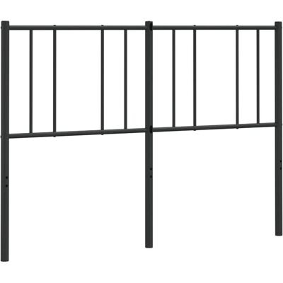 vidaXL Metall Kopfhauptteil Schwarz 140 cm - Kopfhaupt vidaXL Metall Kopfhauptteil Schwarz 140 cm - Kopfhaupt