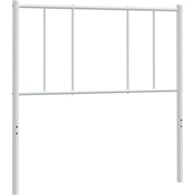 vidaXL Metaal Hoofdbord 120 cm Wit - Hoofdbord vidaXL Metaal Hoofdbord 120 cm Wit - Hoofdbord