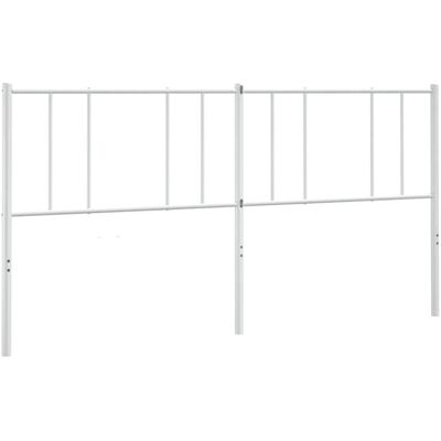 vidaXL Weißes Metall-Kopfteil 180 cm - Kopfteil vidaXL Weißes Metall-Kopfteil 180 cm - Kopfteil