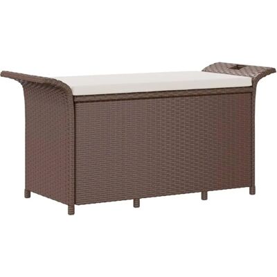 MAISONCHIC Gartenbank mit Kissen - Braun MAISONCHIC Gartenbank mit Kissen - Braun