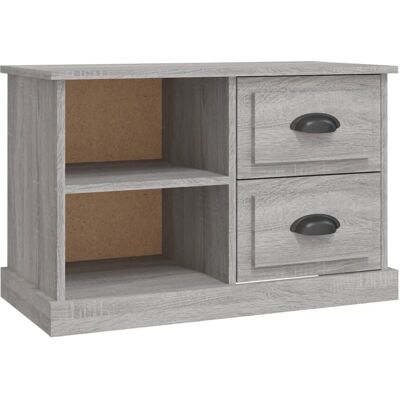 vidaXL Grijze Sonoma TV-kast 73x35,5x47,5cm - TV Kast vidaXL Grijze Sonoma TV-kast 73x35,5x47,5cm - TV Kast