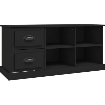 vidaXL 816177 Schwarzes TV-Schrank - Modernes Medienmöbel vidaXL 816177 Schwarzes TV-Schrank - Modernes Medienmöbel