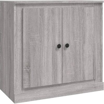 MAISONCHIC Credenza - Gray Sonoma - Wooden Storage Furniture MAISONCHIC Credenza - Gray Sonoma - Wooden Storage Furniture