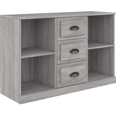 vidaXL Buffet Gris Sonoma - Sideboard - Publicité vidaXL Buffet Gris Sonoma - Sideboard - Publicité