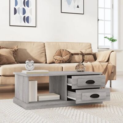 MAISONCHIC Grau Sonoma Couchtisch - Couchtisch MAISONCHIC Grau Sonoma Couchtisch - Couchtisch