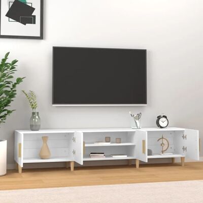 vidaXL 816256 Witte TV Kast - Media Meubel vidaXL 816256 Witte TV Kast - Media Meubel