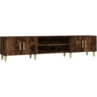 vidaXL Rauch-Eiche TV-Schrank - Medienmöbel vidaXL Rauch-Eiche TV-Schrank - Medienmöbel