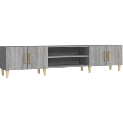 vidaXL Sonoma Grau TV-Schrank 180x31,5x40 cm - TV Schrank vidaXL Sonoma Grau TV-Schrank 180x31,5x40 cm - TV Schrank
