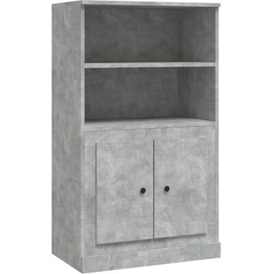 vidaXL Hochschrank Beton Grau 60x35,5x103,5 cm Verbundholz - Sideboard vidaXL Hochschrank Beton Grau 60x35,5x103,5 cm Verbundholz - Sideboard