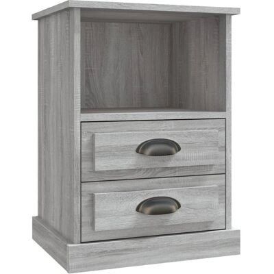 vidaXL Nachttisch - 816340 - Grau Sonoma - Beistelltisch vidaXL Nachttisch - 816340 - Grau Sonoma - Beistelltisch