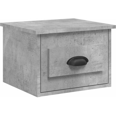 vidaXL 816385 Table de Nuit - Gris Béton - Table de nuit - Publicité vidaXL 816385 Table de Nuit - Gris Béton - Table de nuit - Publicité