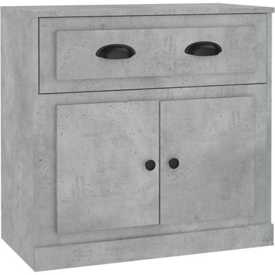 vidaXL 816428 Beton Grau Holz Sideboard - Wohnzimmermöbel vidaXL 816428 Beton Grau Holz Sideboard - Wohnzimmermöbel