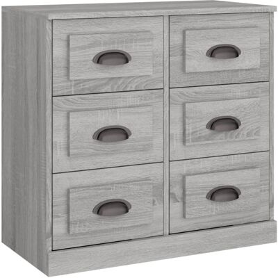 vidaXL 816438 Graues Sonoma Sideboard - Sideboard vidaXL 816438 Graues Sonoma Sideboard - Sideboard