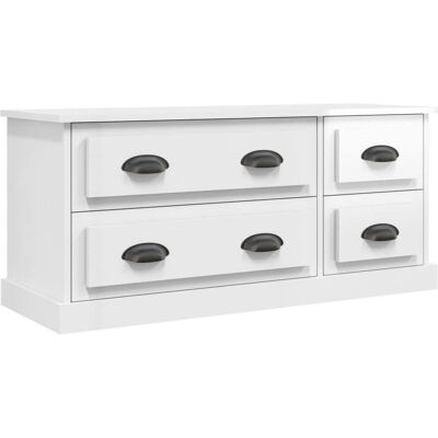 vidaXL 816450 Hochglanz Weiß TV-Schrank - Fernsehtyp vidaXL 816450 Hochglanz Weiß TV-Schrank - Fernsehtyp