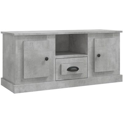 vidaXL Grijze Beton TV-Kast - TV Meubel & Dressoir vidaXL Grijze Beton TV-Kast - TV Meubel & Dressoir