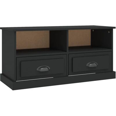 vidaXL Fernsehtisch Schwarz 93x35,5x45 cm - TV Schrank vidaXL Fernsehtisch Schwarz 93x35,5x45 cm - TV Schrank