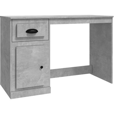 vidaXL 816476 Schreibtisch - Modern Grauer Bürotisch mit Schublade vidaXL 816476 Schreibtisch - Modern Grauer Bürotisch mit Schublade