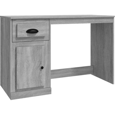 vidaXL Grauer Sonoma Schreibtisch mit Schublade - Schreibtisch vidaXL Grauer Sonoma Schreibtisch mit Schublade - Schreibtisch
