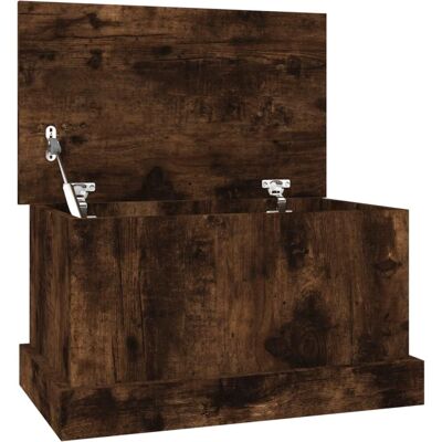 vidaXL Räuchereiche Aufbewahrungsbox 50x30x28 cm - Aufbewahrungsbox vidaXL Räuchereiche Aufbewahrungsbox 50x30x28 cm - Aufbewahrungsbox
