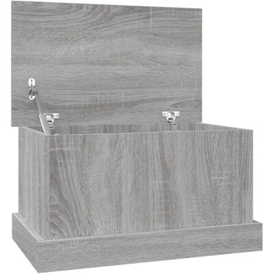 Boîte de rangement Grey Sonoma vidaXL - 50x30x28 cm - Caisse pour outils de jardin Boîte de rangement Grey Sonoma vidaXL - 50x30x28 cm - Caisse pour outils de jardin