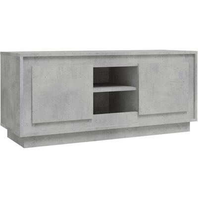 vidaXL 102x35x45 cm Beton Grijs TV Kast - TV Meubel vidaXL 102x35x45 cm Beton Grijs TV Kast - TV Meubel