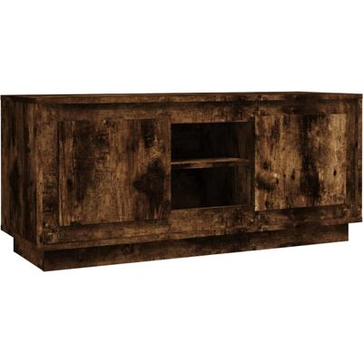 vidaXL TV Kast Smoked Oak 102x35x45 cm - TV Kast vidaXL TV Kast Smoked Oak 102x35x45 cm - TV Kast