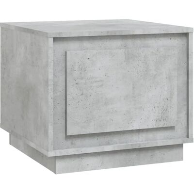 vidaXL Grijze beton houten engineering salontafel - Salontafel vidaXL Grijze beton houten engineering salontafel - Salontafel