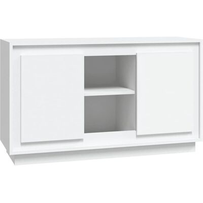 vidaXL Wit 102x35x60 cm Engineered Sideboard - Sideboard vidaXL Wit 102x35x60 cm Engineered Sideboard - Sideboard
